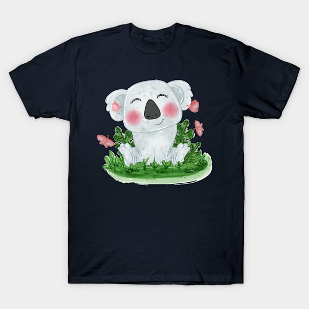 Baby Koala Cute T-Shirt by Mako Design 